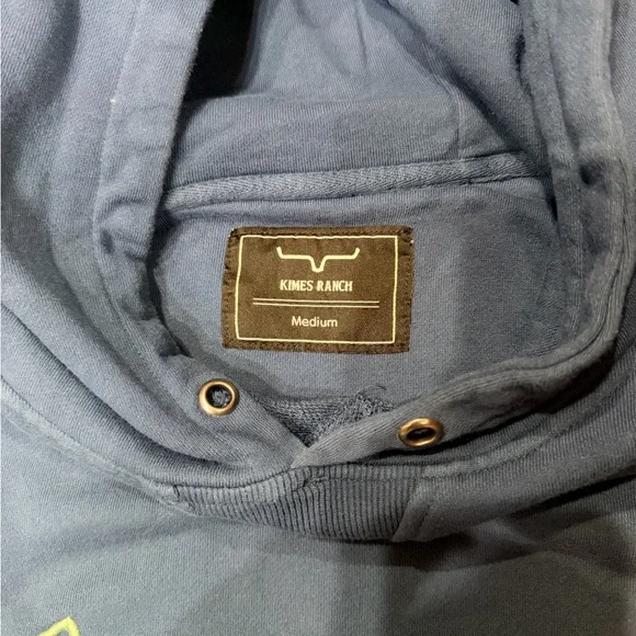 Kimes Ranch Blue and Green Gradient Hoodie - Picture 3 of 3